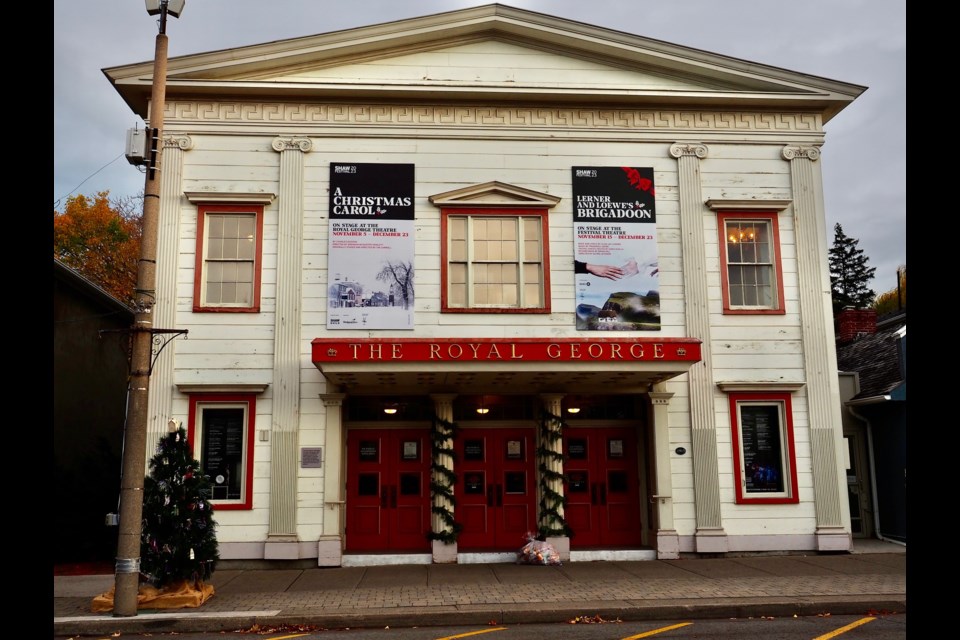 The Royal George Theatre on Queen Street, will be closed for good after the final performance of A Christmas Carol on Dec. 21. 