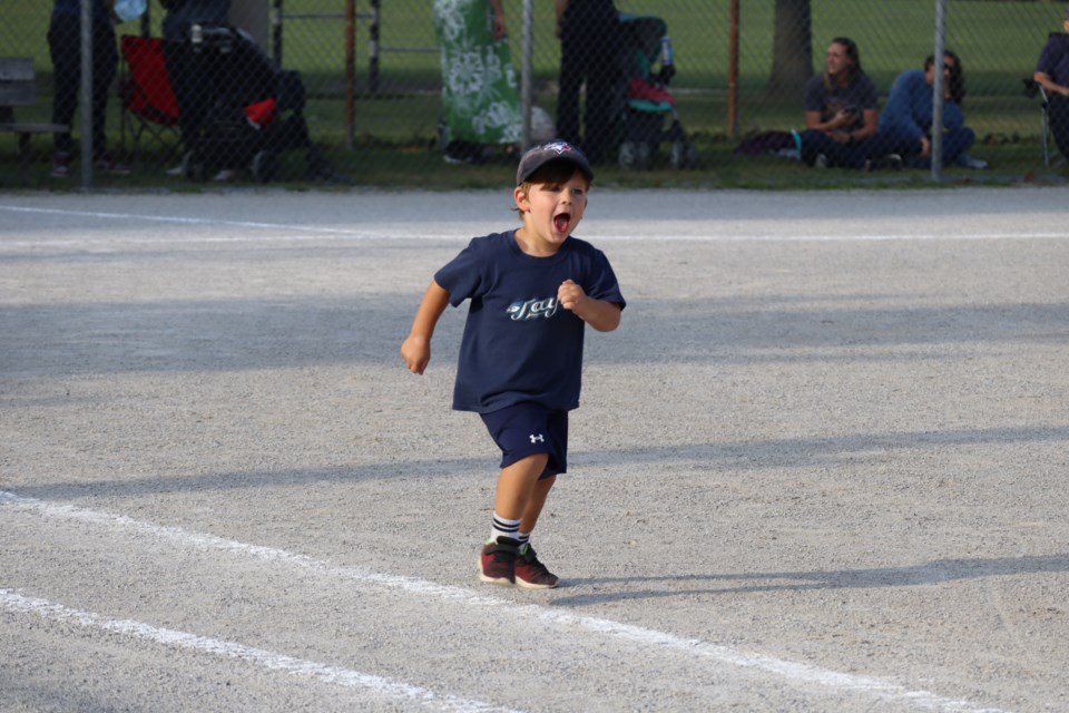 USED good-morning-sept-22-pure-joy-running-the-bases-at-the-virgil-sports-park