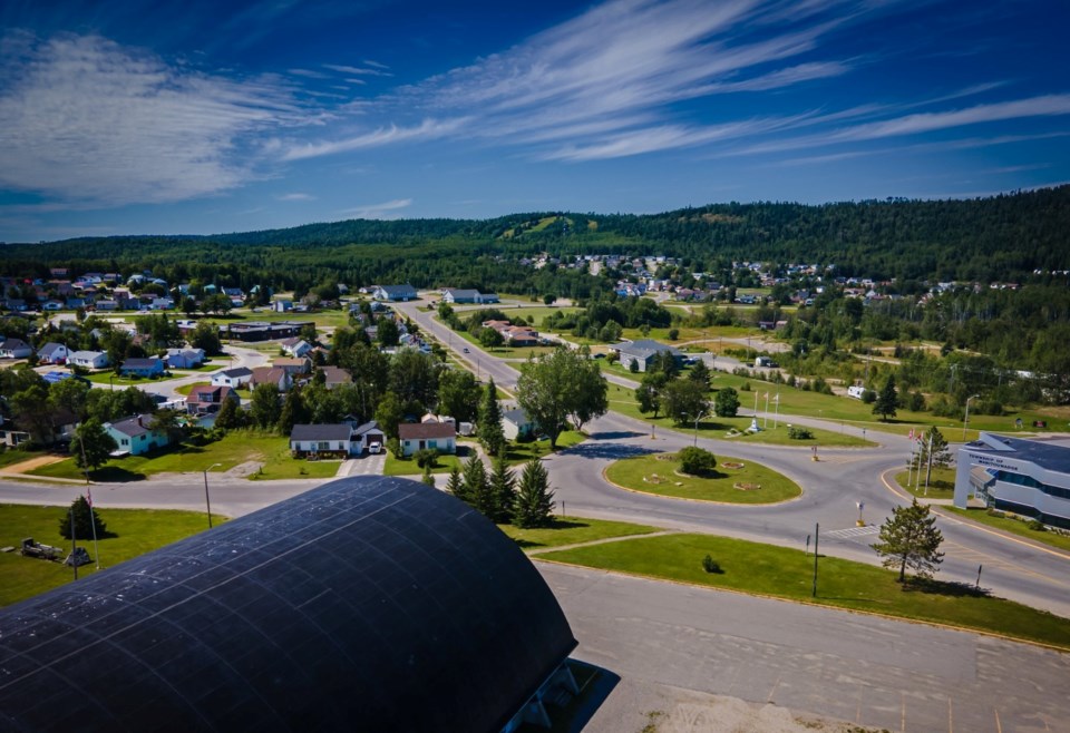 Manitouwadge Aerial Photo by Bryce Dube 2022