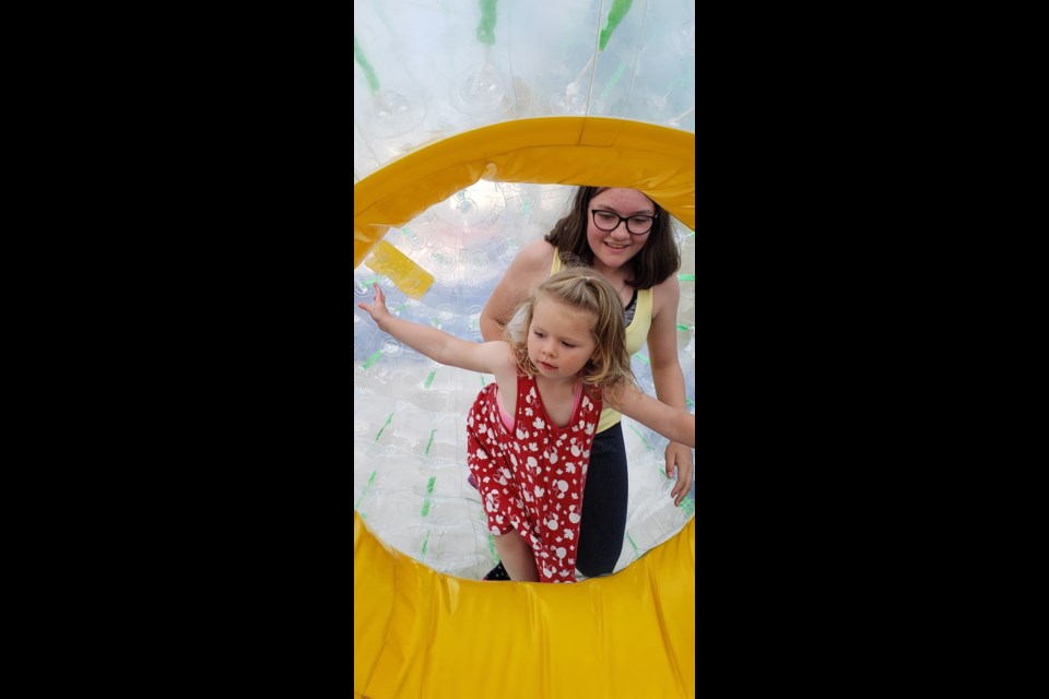 Zorb ball fun!