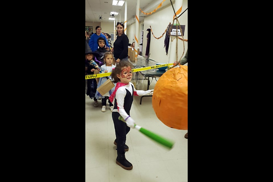 More than 120 kids came out to the Manitouwadge Skating Club's Halloween party on Sunday. (Photos by Marya Kalen)