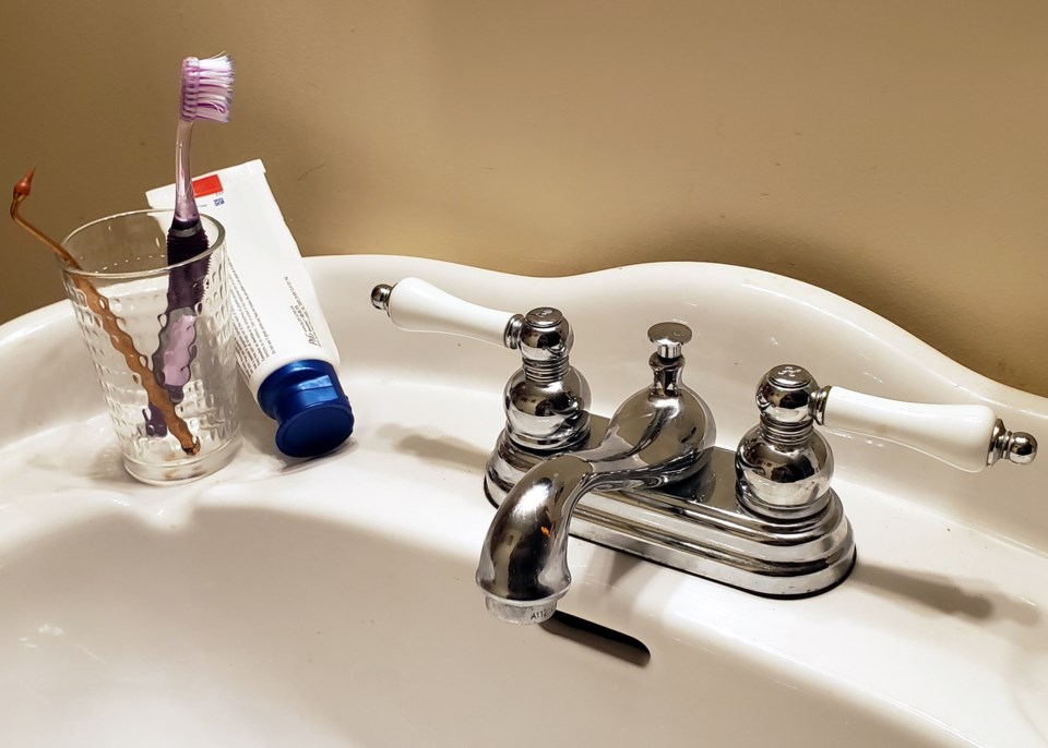 Bathroom sink - Photo by Marya Kalen