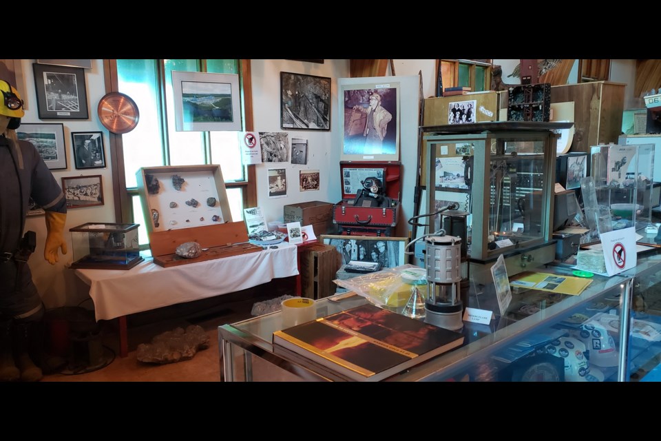 Manitouwadge Museum Mining Display 