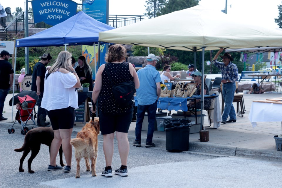 Roughly 200 area residents showed up within the first hour of the festival