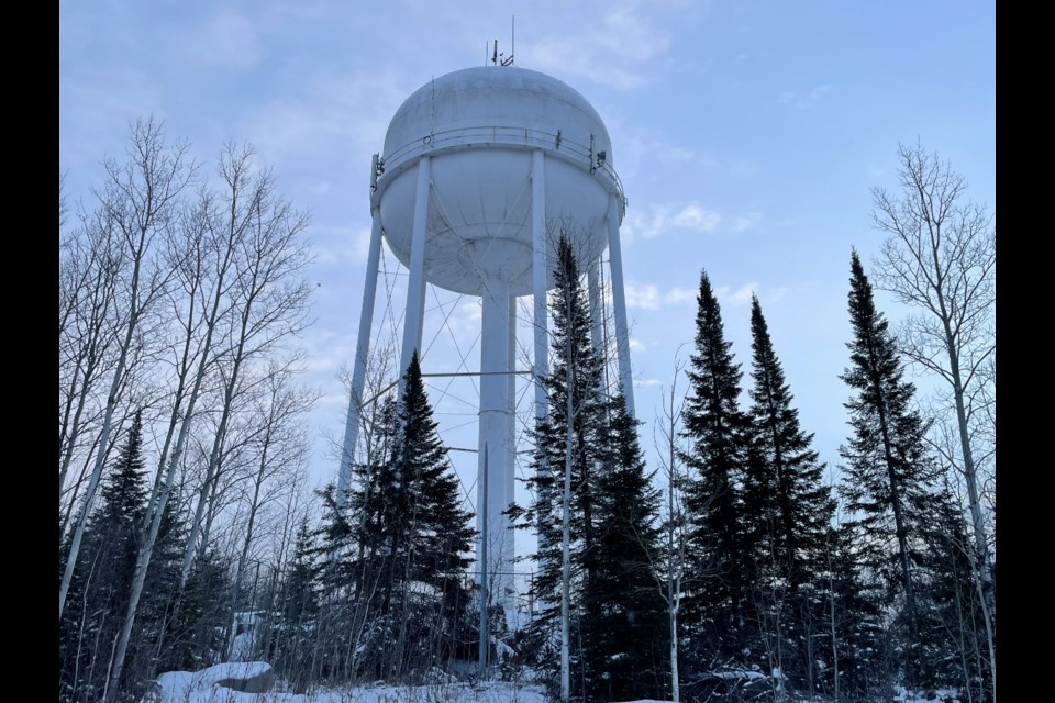 The Longlac water tower is one of two water towers set for a fresh coat of paint.