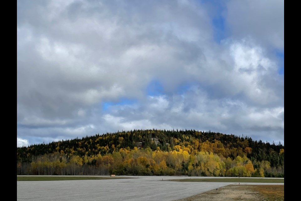 A view of the future site of Generation PGM's mining operation, from the edge of Marathon's airport.

Photo by Austin Campbell.