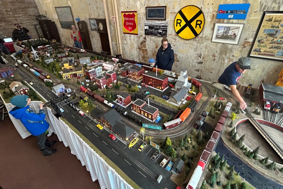 The CCHS initial train display was built in 2013.  It continues to grow each year drawing in young and old train and history enthusiasts.