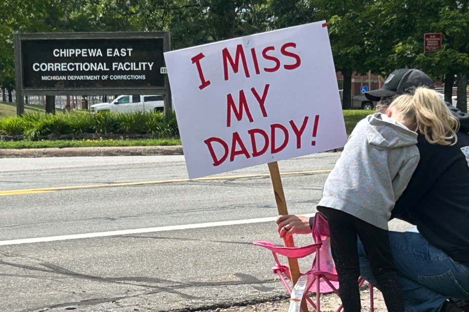 Local corrections officers held an informational picket Monday afternoon across from the Chippewa East Correctional Facility in Kincheloe.