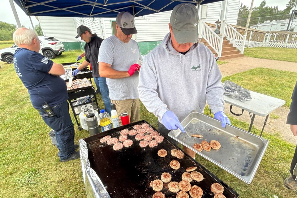 Around $1,700 was raised at the Nutella Stacks For Giving Back/Dafter Township Fire Association breakfast Saturday morning.