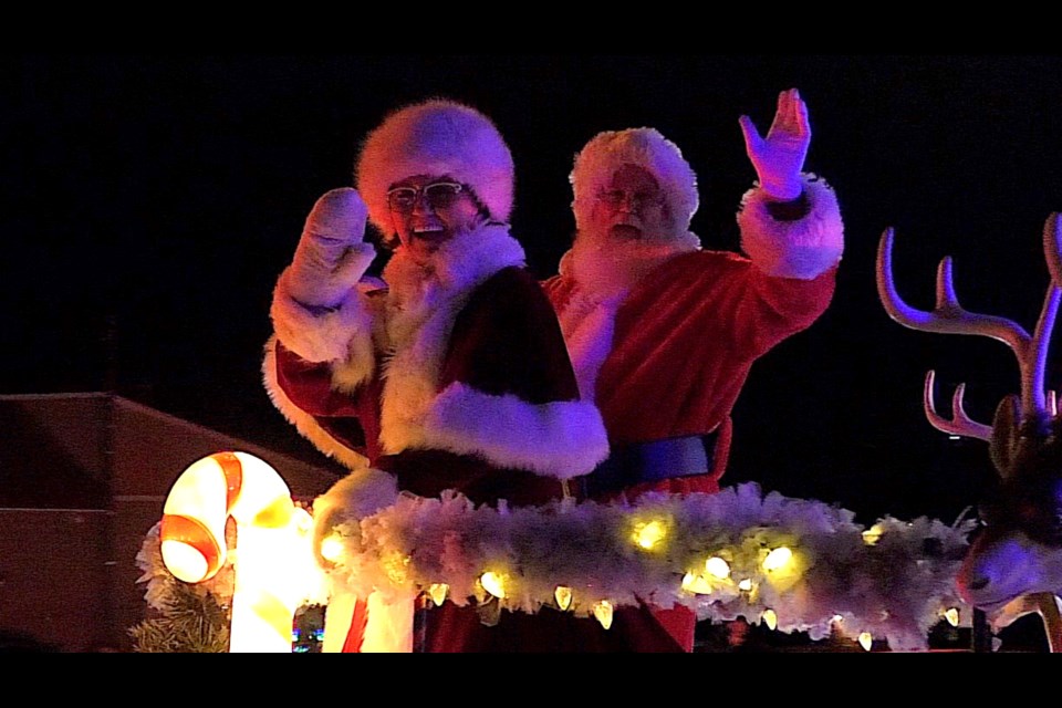 The annual Parker’s ACE Hardware Parade of Lights on Friday
evening, Nov. 29 at 7 p.m.