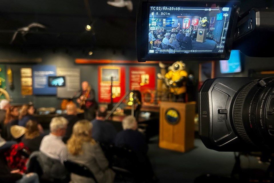 The Great Lakes Shipwreck Historical Society's Annual Edmund Fitzgerald Memorial Ceremony was held Sunday evening at Whitefish Point providing a live feed of the event.