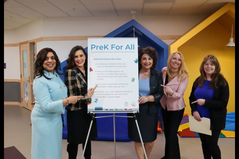 Today, Governor Gretchen Whitmer announced that Michigan has achieved record PreK enrollment in the current school year, saving families an estimated $475 million per year