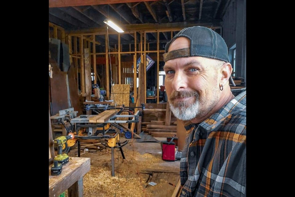 Marc Spaak of Quality Barnwood builds custom cabinets, vanities, tables, etc.