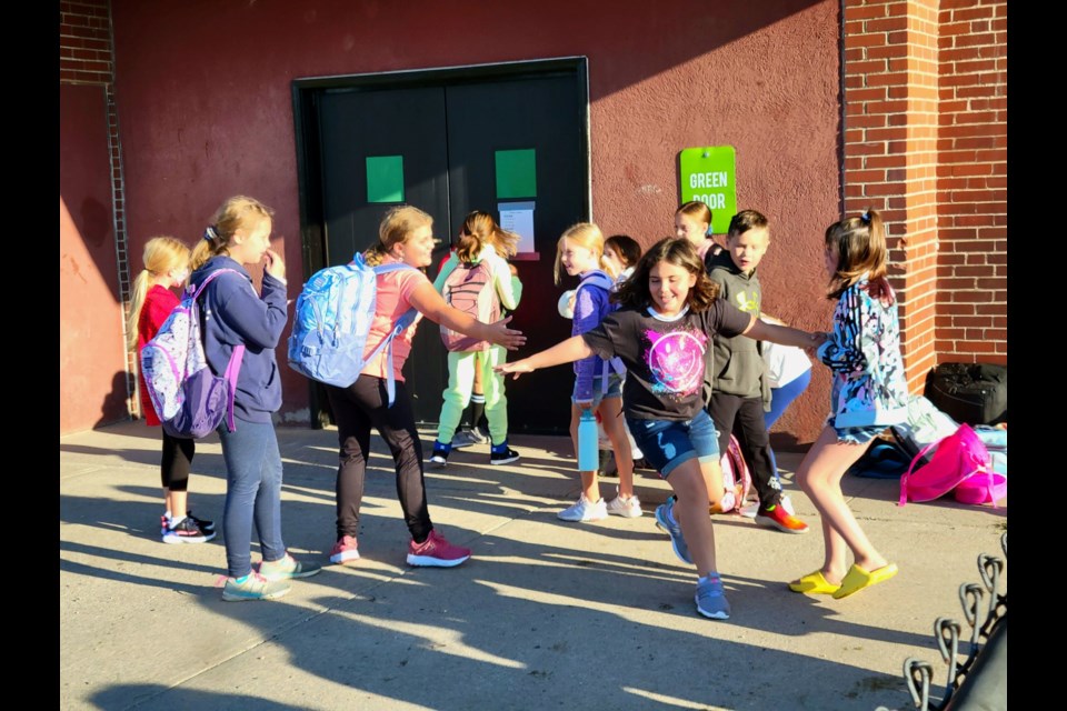 Lincoln Elementary School students head back to school Tuesday, Sept. 6, 2022  