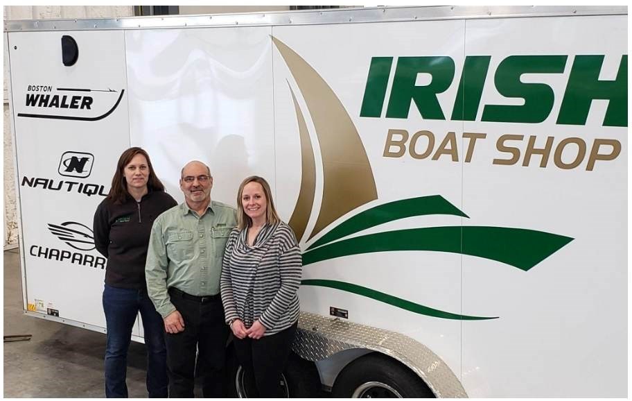 Irish Boat Shop, headquartered in Harbor Springs, MI is the first member of Great Lakes Boat Building School’s
Marine Dealer’s Education Network (MDEN). 