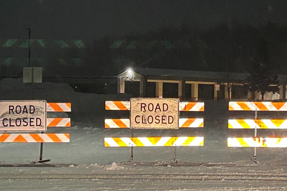 A portion of the roof at Sault Area Middle School collapsed early Saturday morning.