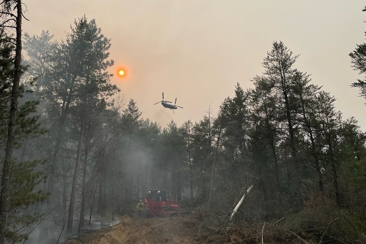 Crews battle 2,400acre wilderness trail fire near Grayling SooLeader