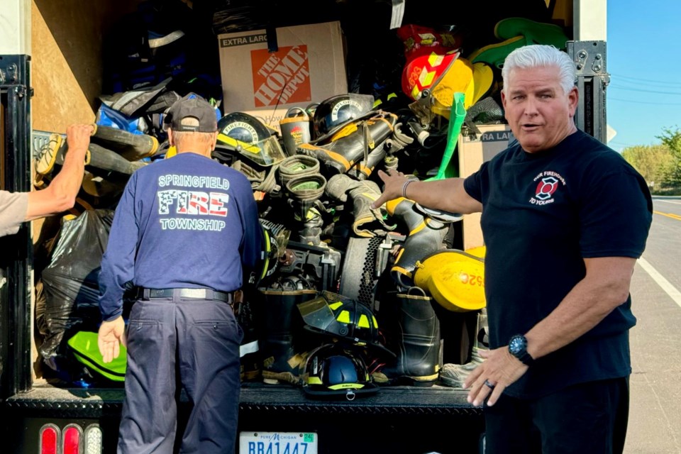 The Dafter Township Volunteer Fire Department held its annual 'Our Firehouse to Yours equipment donation program over the weekend.