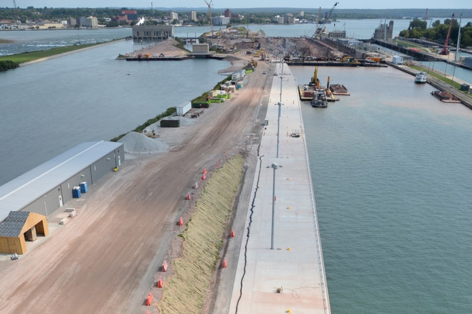 The old approach walls in the northern channel were the same age as the Sabin and Davis Locks, over 100 years old, the U.S. Army Corps of Engineers says