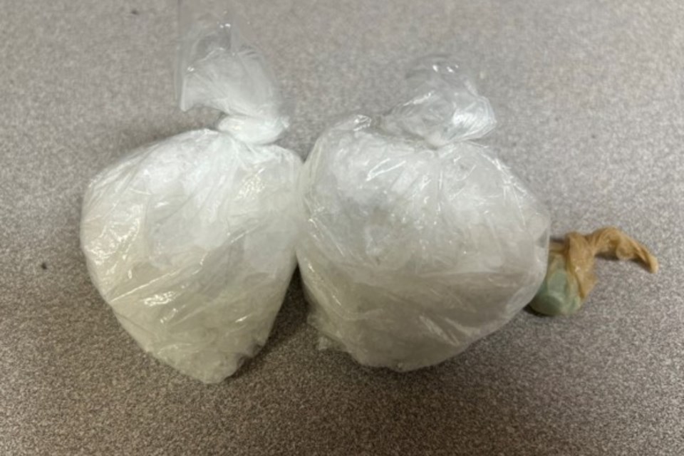 Police seized suspected methamphetamine during a traffic stop in Otsego County.