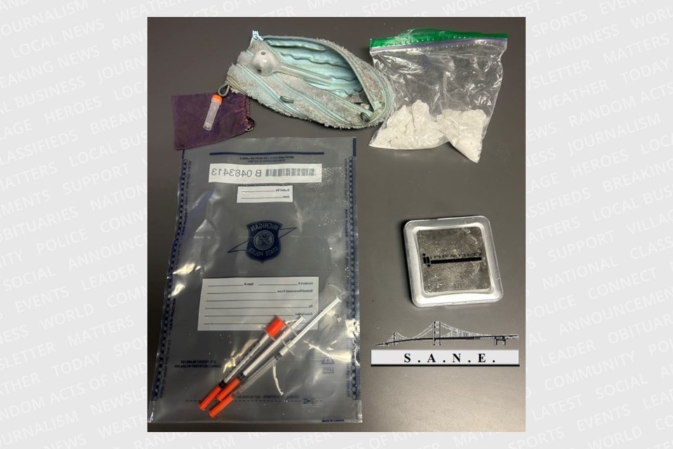 MSP seized 56 grams of methamphetamine during a traffic stop near Gaylord on Feb. 11, 2025.