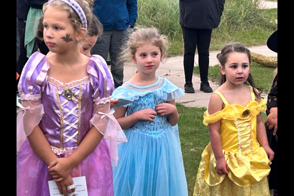 Children dressed up in their favorite Halloween Costumes for the event.