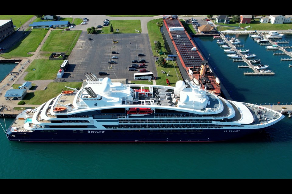 Several Cruise Ships made Sault Ste Marie, MI a port of call in 2023.