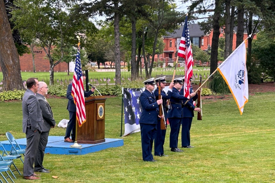 Lake Superior State University held its annual Sept. 11th tribute honoring heroes and service members.
