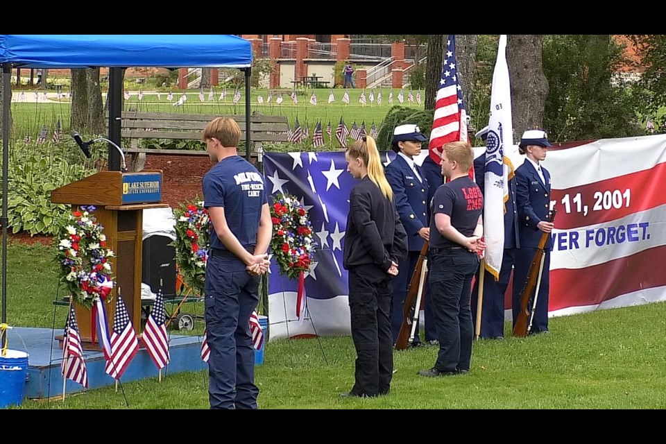 Lake Superior State University will hold its annual 9-11 ceremony Wednesday at 10a.m.