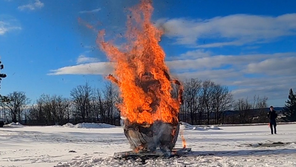 lssu-snowman-burning1