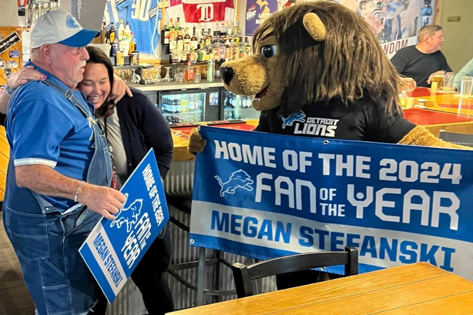 Megan Stefanski is the 2024 Detroit Lions Fan of the Year