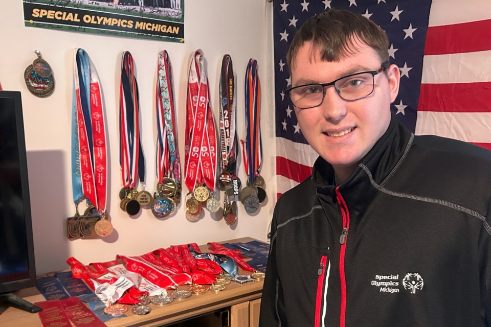 Nick Kammers was awarded the 2024 Special Olympian of the Year for Area 35 back in December.