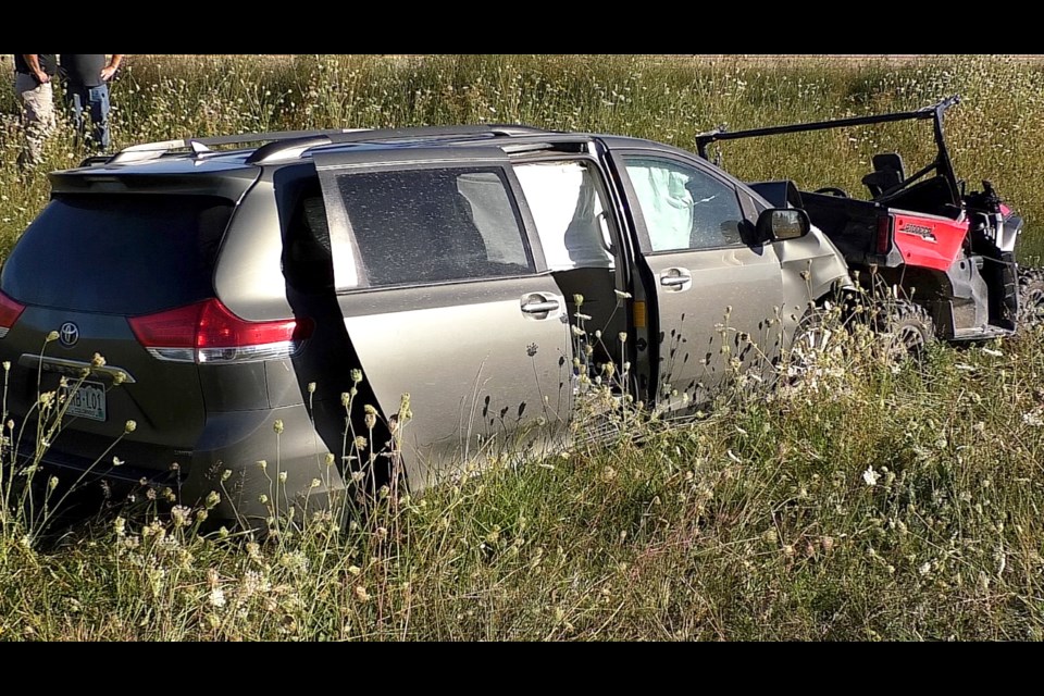 One dead in off road vehicle collision on I 75 near Rudyard