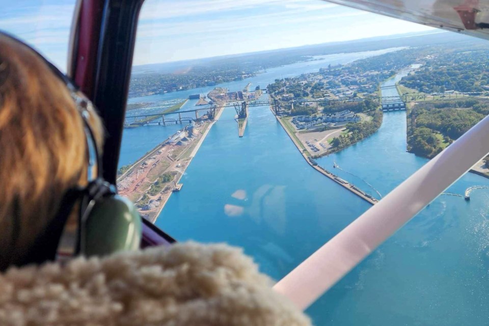 Dozens took advantage of the aerial fall color tour at Sanderson Field Airport Sunday.