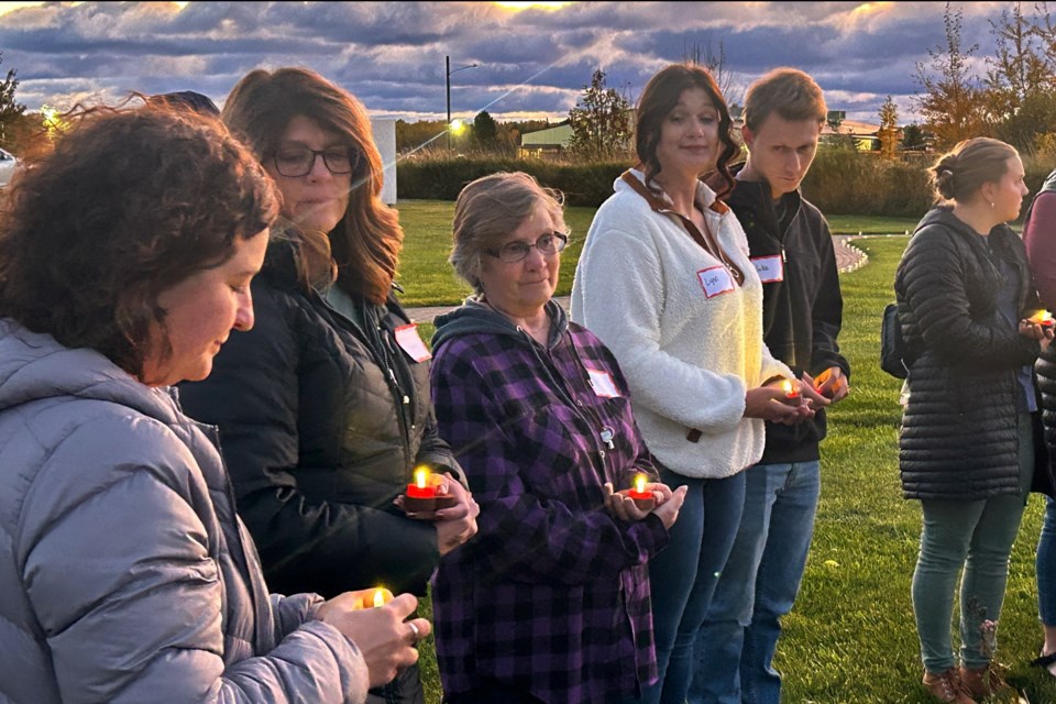 Silent Hearts of the EUP held its annual memorial Tue. Oct. 15 at the Hospice House of the EUP.