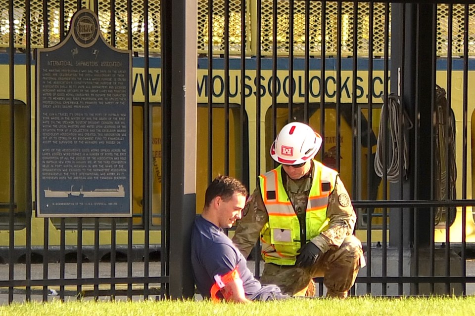 Multiple agencies participated in the two-day drill consisting of an active shooter on a Famous Soo Locks Boat Tour in the MacArthur Lock.