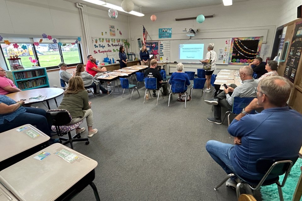 Just over a dozen concerned citizens attended the public meeting Wednesday evening at Lincoln Elementary.