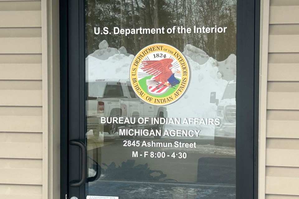 The lease at the Bureau of Indian Affairs office in the Soo will be terminated as part of the DOGE program.