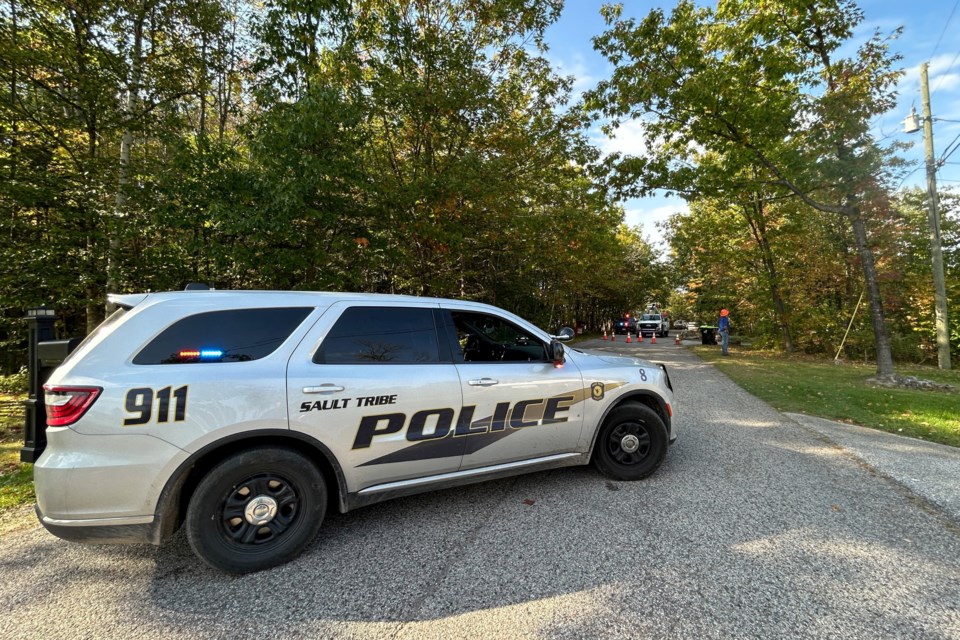 Around 2:30 p.m., Soo Township Volunteer Fire Department and law enforcement were dispatched to S. Sun Glo Dr. just south of 3 mile road for a power line down.