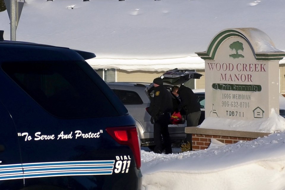 Police were called to a shooting at Wood Creek Manor just after 8:30 a.m. 