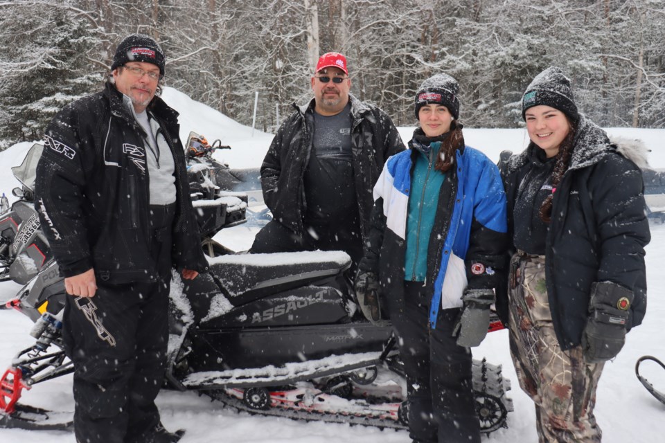 Riders hit the Trailblazers Snowmobile Club’s groomed trails on Feb. 4, 2023 for the 49th annual Snowarama for Easter Seals Kids. 