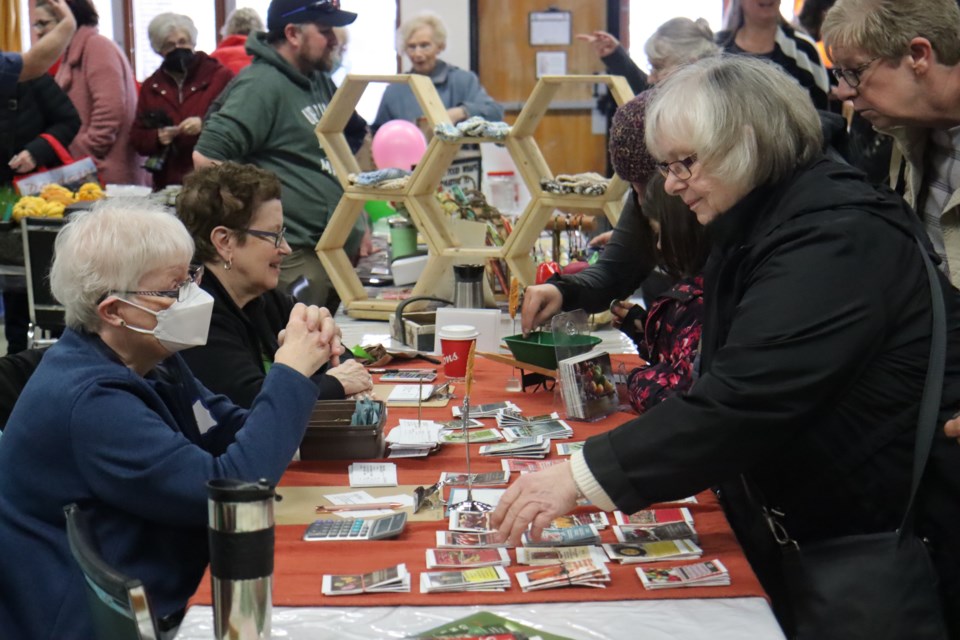 Seed suppliers, farmers, and other gardening experts came together for the SSM Horticultural Society's annual Seedy Saturday at United Baptist Church on Mar. 4, 2023. 