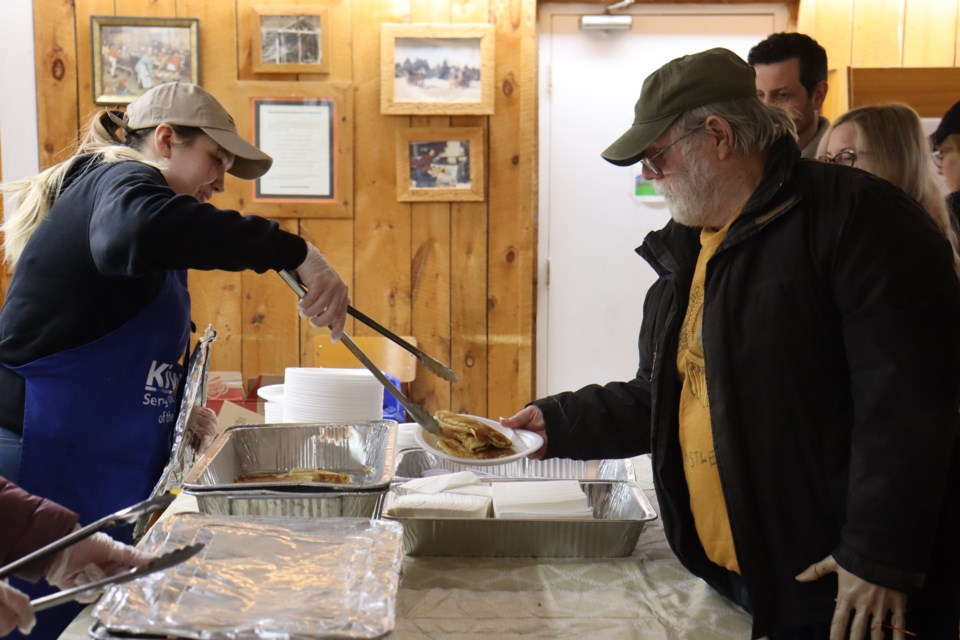 The Kiwanis Club of Sault Ste. Marie's sweet and savoury return of their springtime pancake breakfast invited hundreds of residents inside the Sugar Shack on Mar. 19, 2023. 