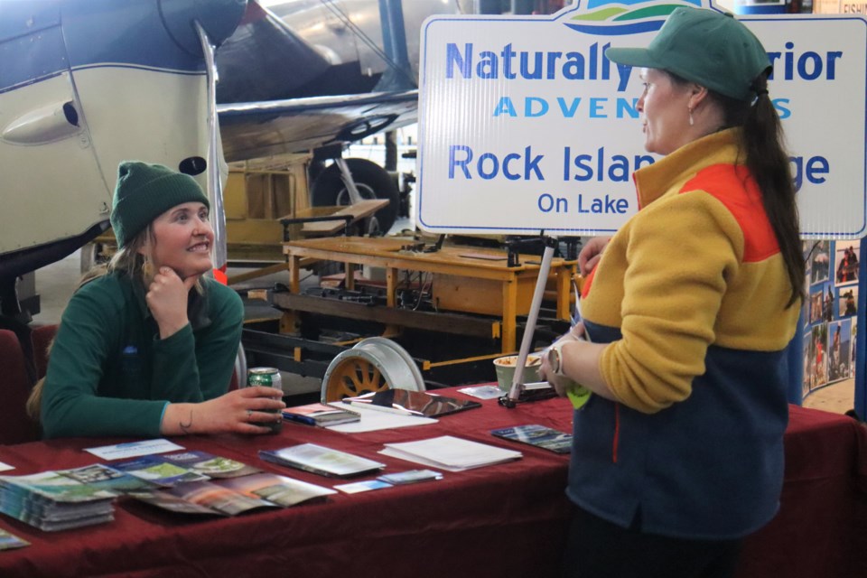 Outdoorsy businesses and vendors from across Algoma came together at the Canadian Bushplane Heritage Centre for the Great Lakes Outdoors Show on Apr. 1, 2023.