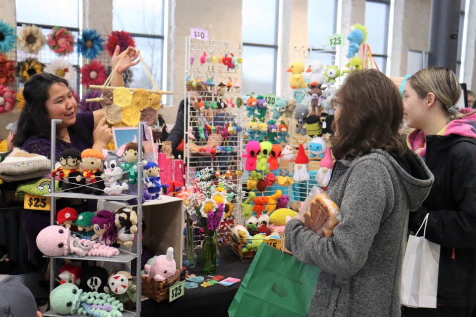 Locals filled the Machine Shop for the Algoma Maker's Market Mother's Day vendor show on April 30.