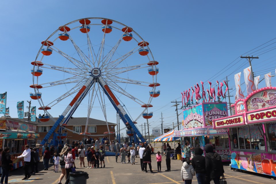 A beautiful Saturday afternoon brought together hundreds of residents at the Soo Pee Wee Arena for the opening weekend of the fair on May 20, 2023.