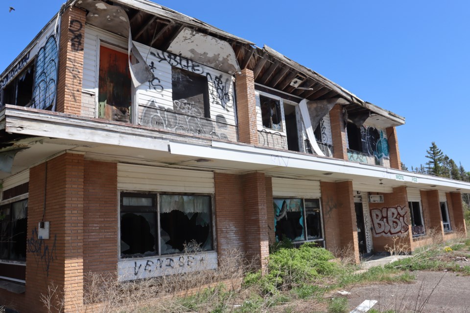 Along with the Mountain Ash Inn, Daniel Gagne also purchased the former Pruce's Motor Inn (pictured above), which is yet to be demolished.