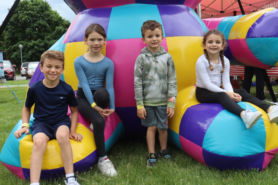 The popular Spring Fling event has returned downtown for another year of inflatable games, refreshments, and local vendors.