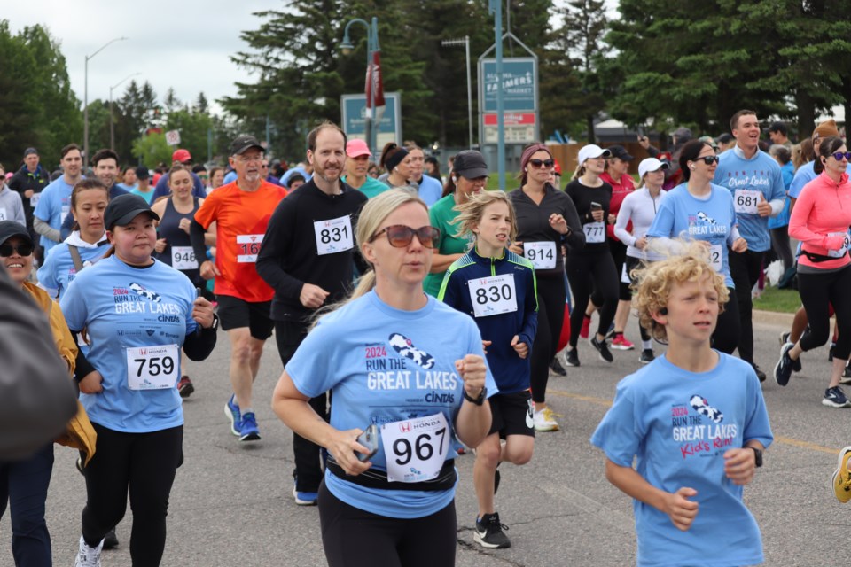 Runners of all ages enjoy a breezy Sunday morning at the 25th edition of Run the Great Lakes.