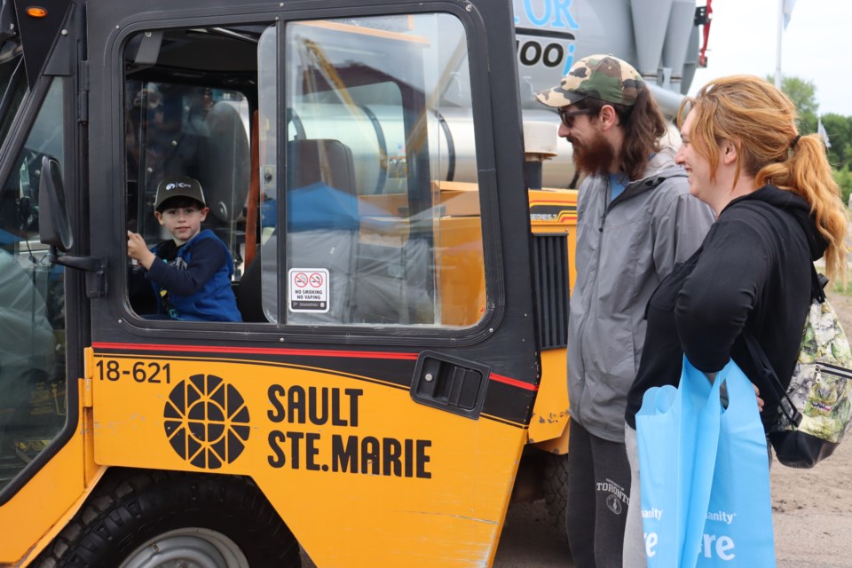 Children had the chance to sit inside a variety of vehicles and trucks from around the city at Habitat for Humanity's 2nd annual Touch-a-Truck on Jun. 10, 2023.